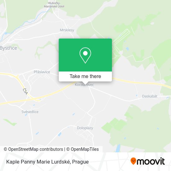 Kaple Panny Marie Lurdské map