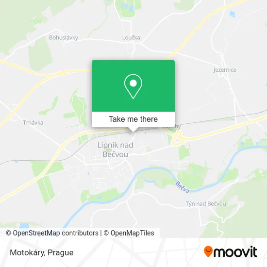 Карта Motokáry