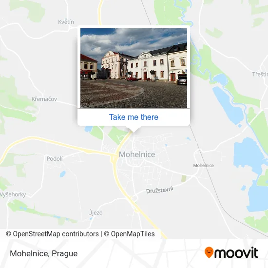 Карта Mohelnice