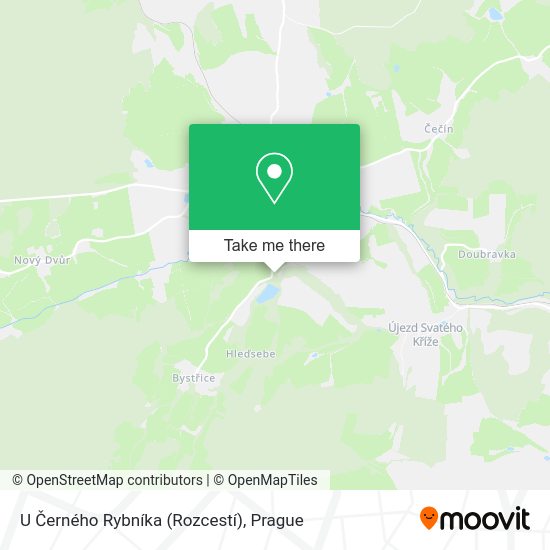 U Černého Rybníka (Rozcestí) map