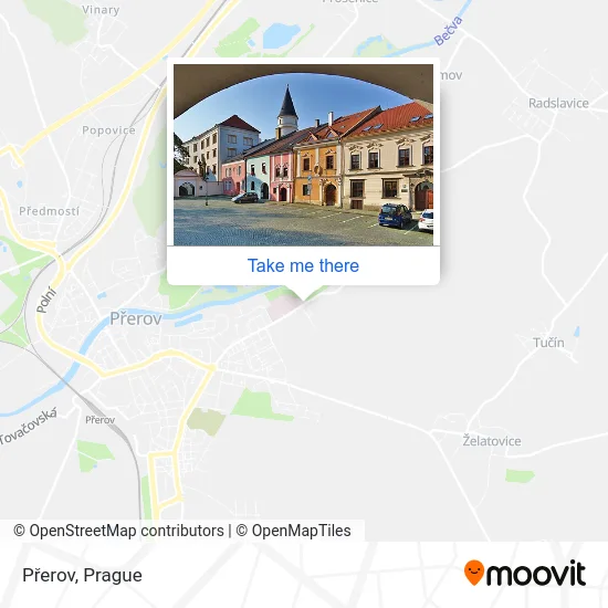 Карта Přerov