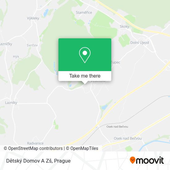 Dětský Domov A Zš map