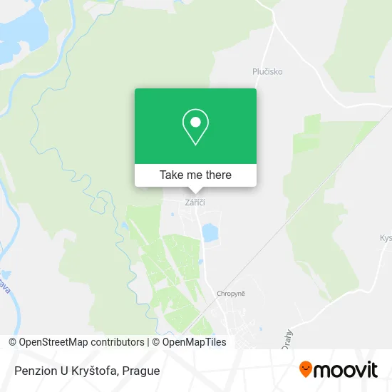 Карта Penzion U Kryštofa