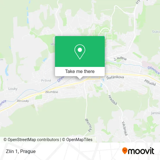 Карта Zlín 1