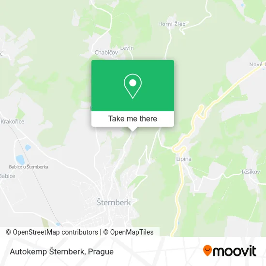 Карта Autokemp Šternberk