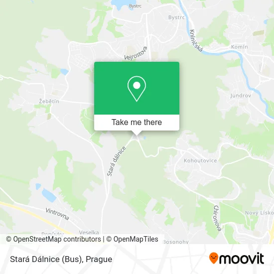 Карта Stará Dálnice (Bus)