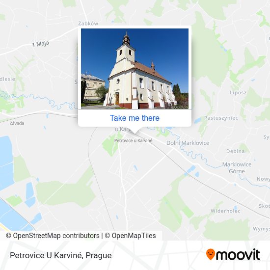 Petrovice U Karviné map