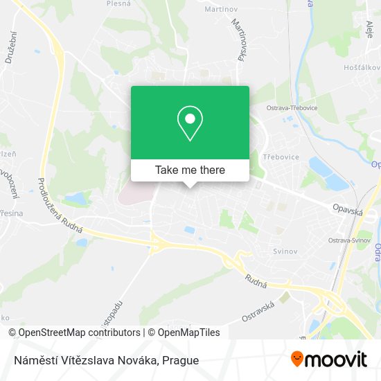 Náměstí Vítězslava Nováka map