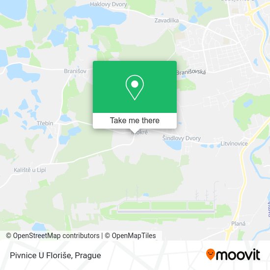 Pivnice U Floriše map