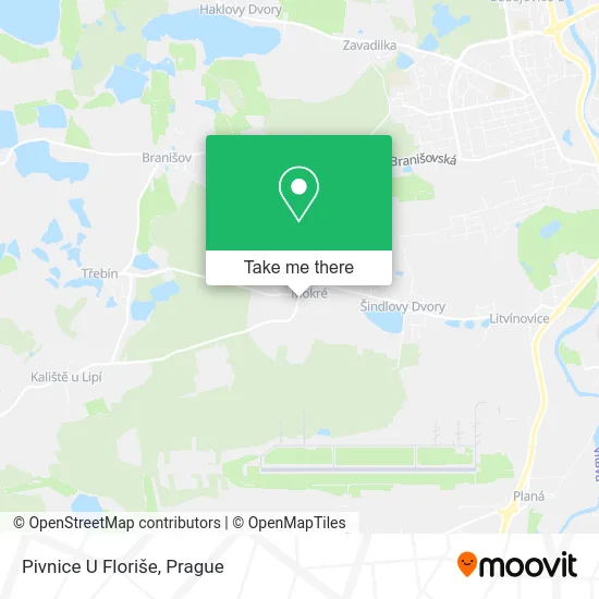 Карта Pivnice U Floriše