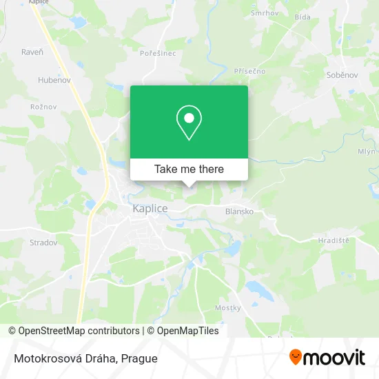 Карта Motokrosová Dráha