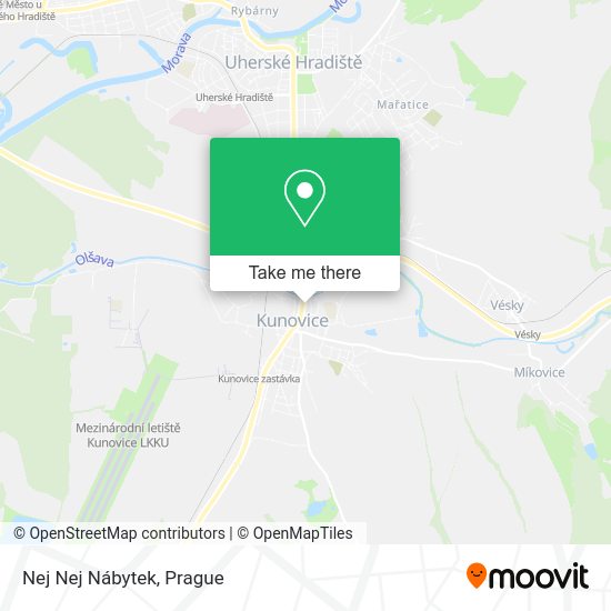Карта Nej Nej Nábytek