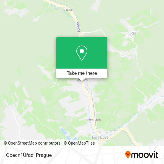 Карта Obecní Úřad