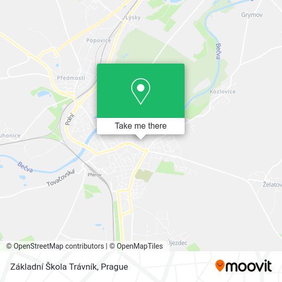 Základní Škola Trávník map