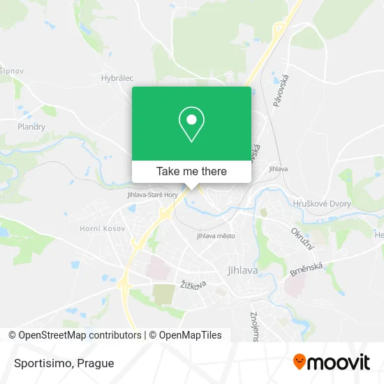 Карта Sportisimo