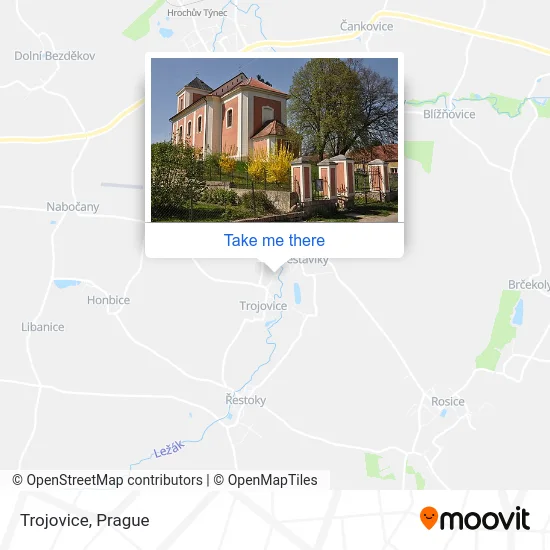 Карта Trojovice