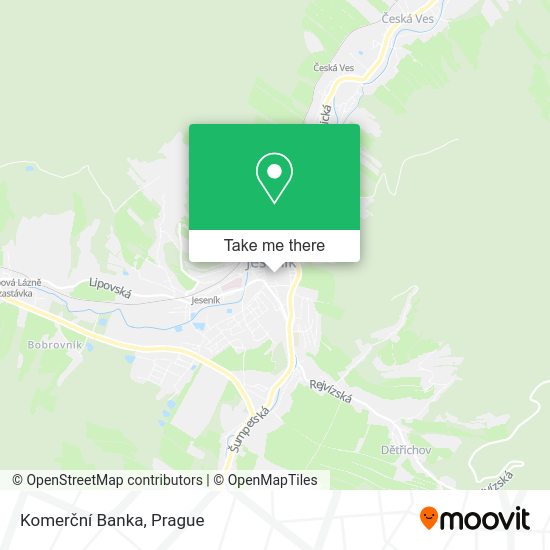 Komerční Banka map