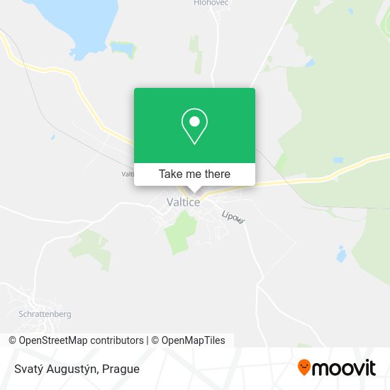 Svatý Augustýn map