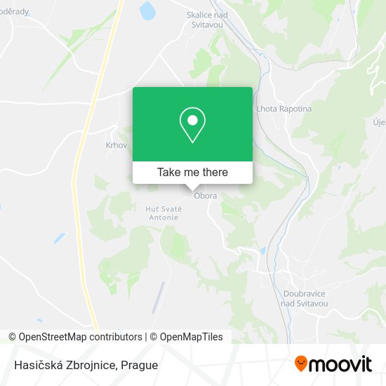 Hasičská Zbrojnice map