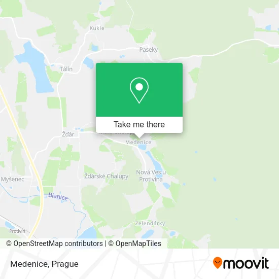 Карта Medenice