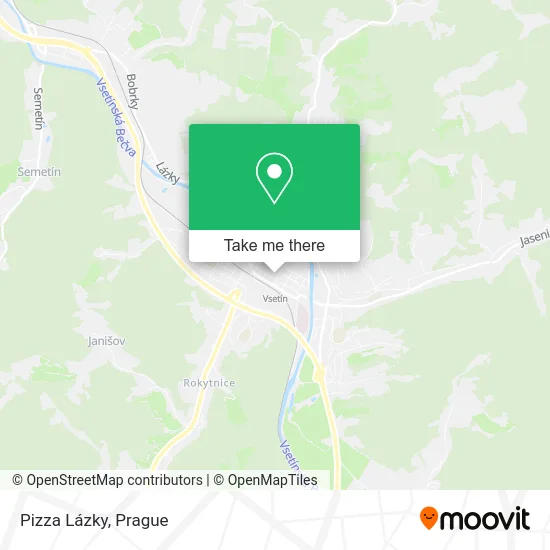 Карта Pizza Lázky