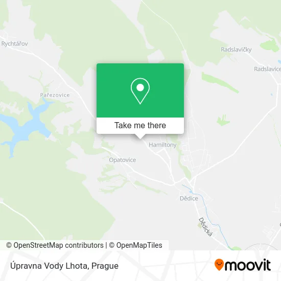 Карта Úpravna Vody Lhota