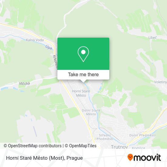 Horní Staré Město (Most) map