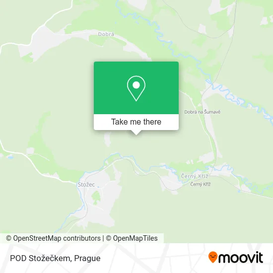 Карта POD Stožečkem