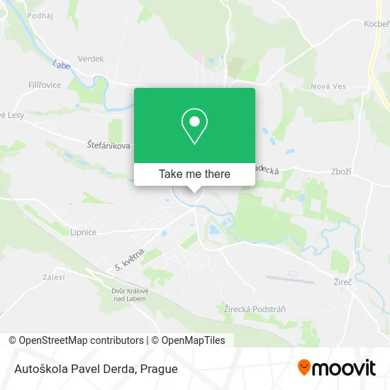 Autoškola Pavel Derda map