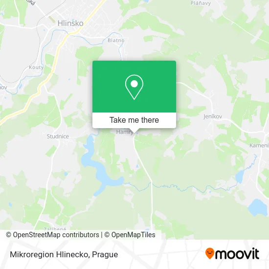 Карта Mikroregion Hlinecko