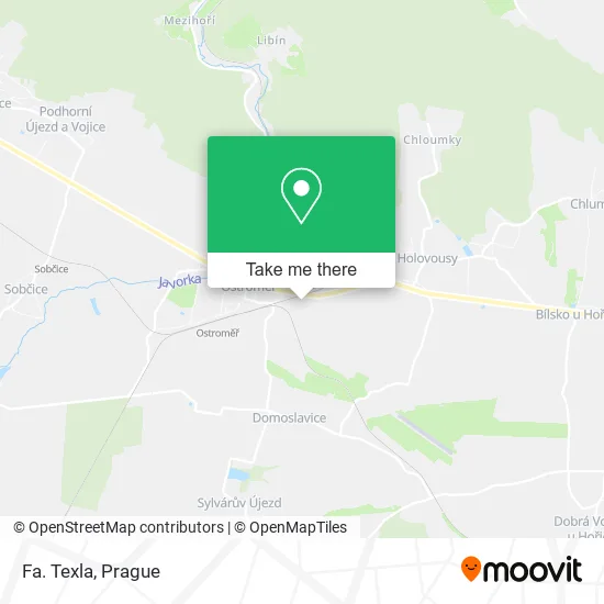 Fa. Texla map