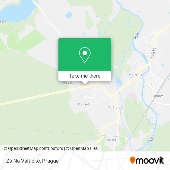 Карта Zš Na Valtické