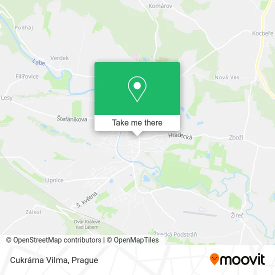 Карта Cukrárna Vilma