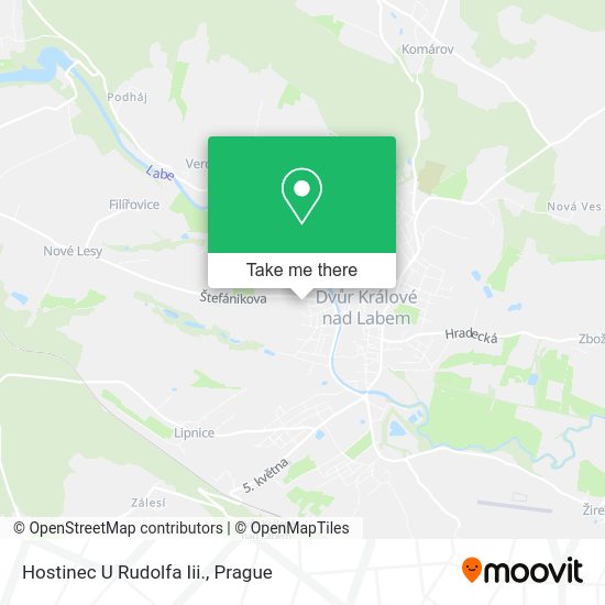 Карта Hostinec U Rudolfa Iii.