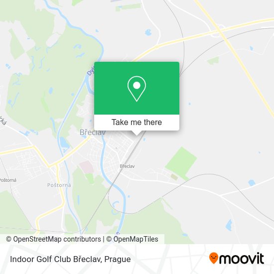 Indoor Golf Club Břeclav map