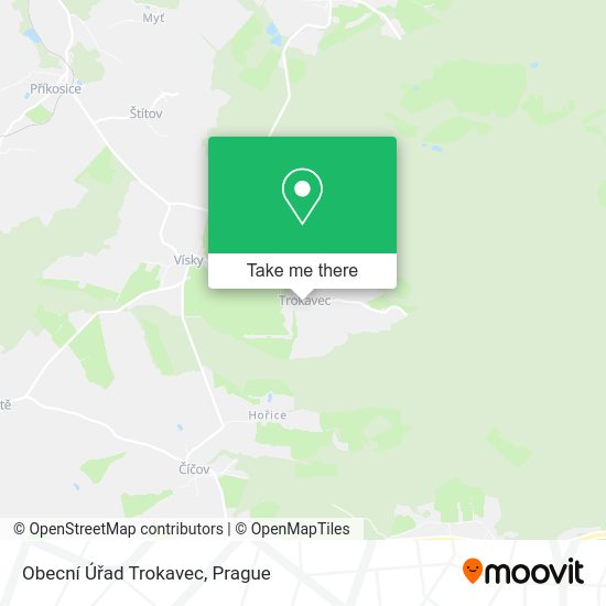 Obecní Úřad Trokavec map