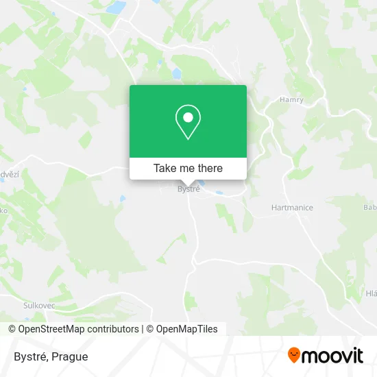 Карта Bystré