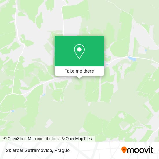 Skiareál Gutramovice map
