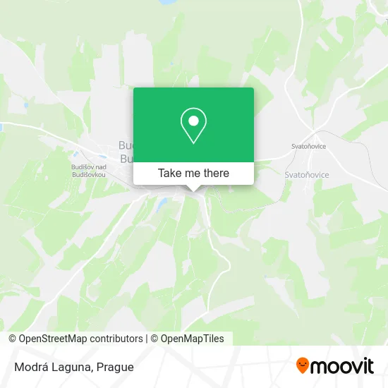 Карта Modrá Laguna