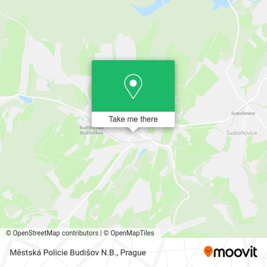 Městská Policie Budišov N.B. map