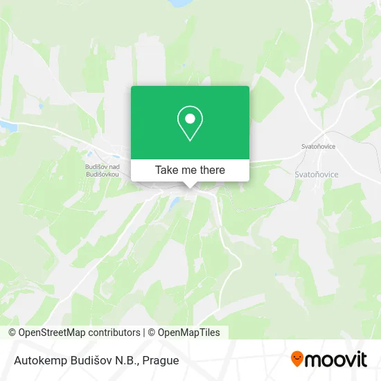 Карта Autokemp Budišov N.B.
