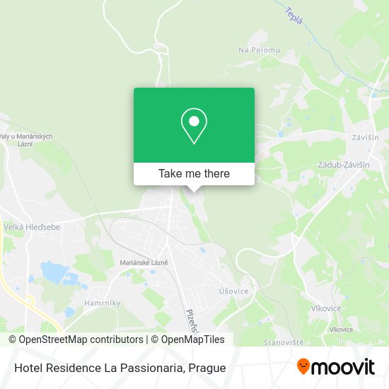 Hotel Residence La Passionaria map