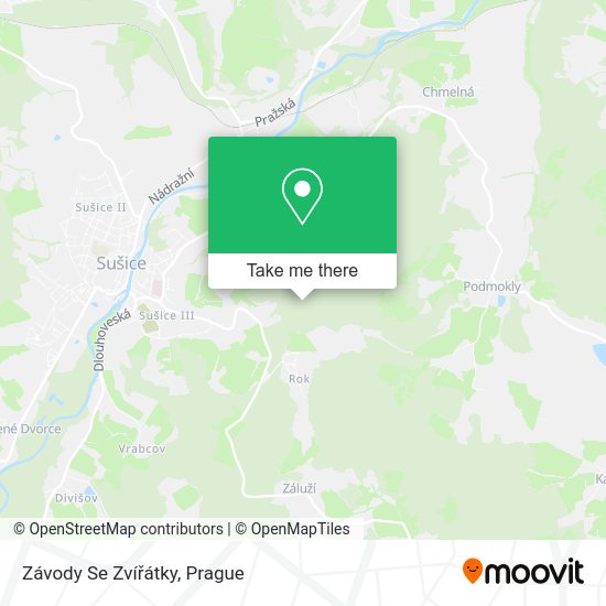 Závody Se Zvířátky map