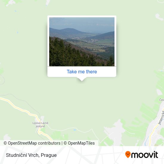 Studniční Vrch map