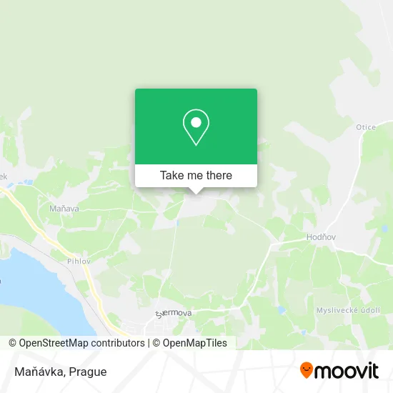 Карта Maňávka