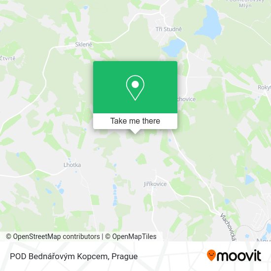 POD Bednářovým Kopcem map