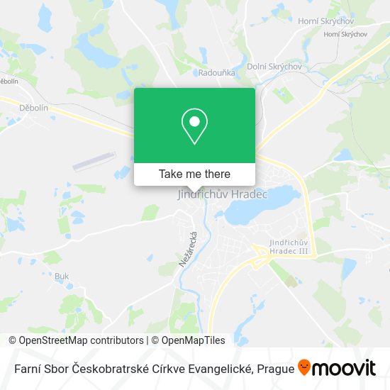 Farní Sbor Českobratrské Církve Evangelické map