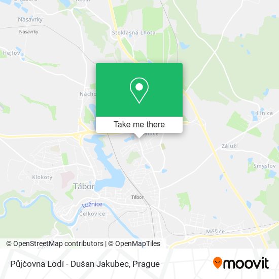 Půjčovna Lodí - Dušan Jakubec map