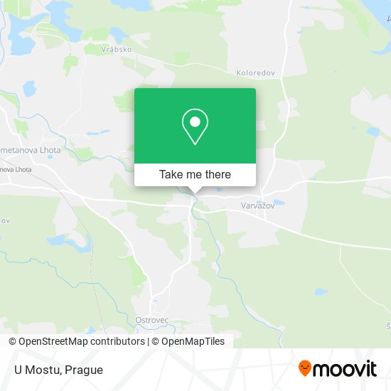 Карта U Mostu