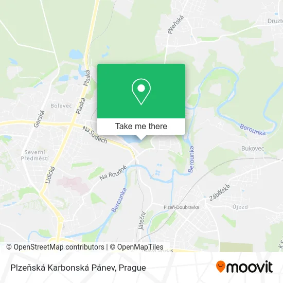 Карта Plzeňská Karbonská Pánev